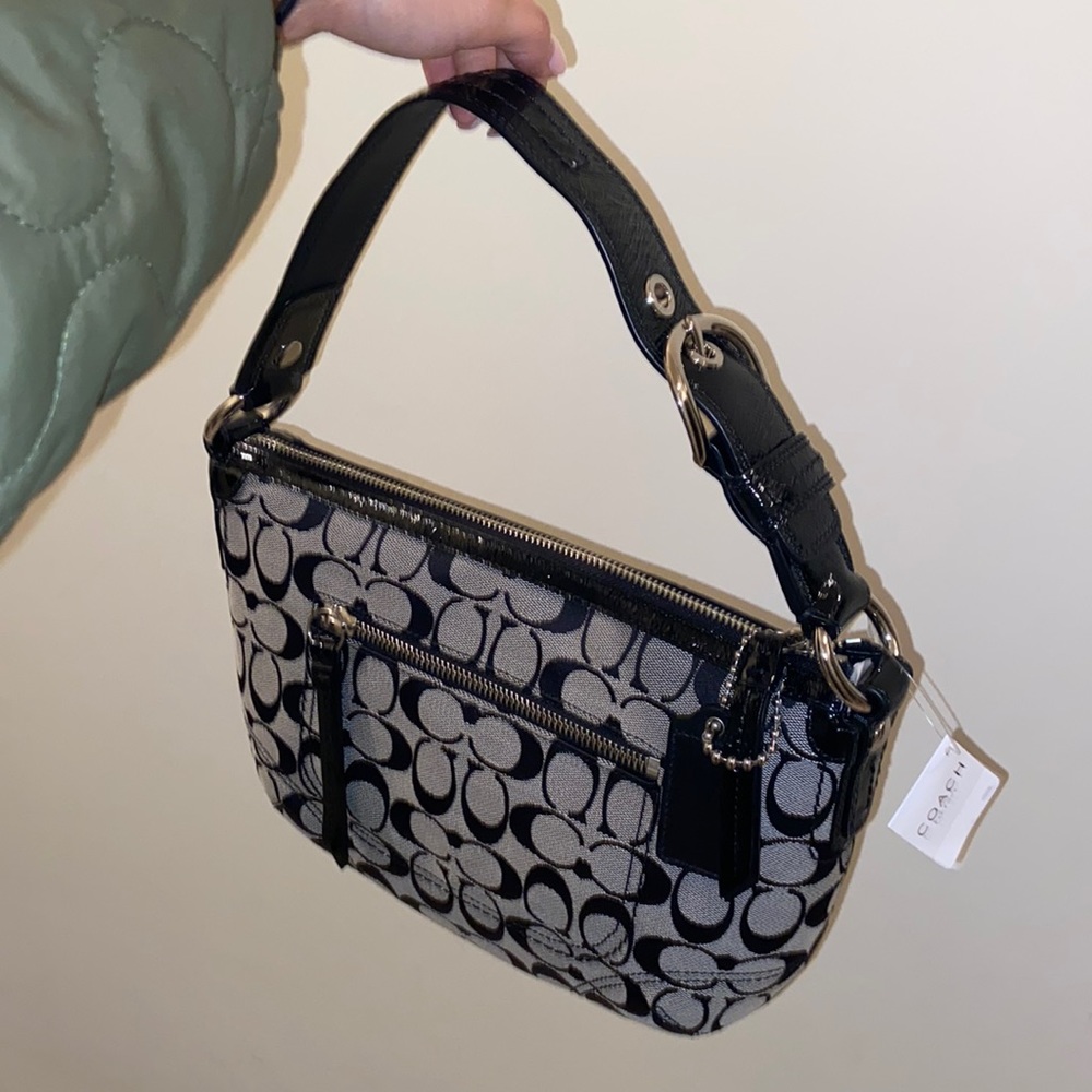 New Coach Black Shoulder Bag